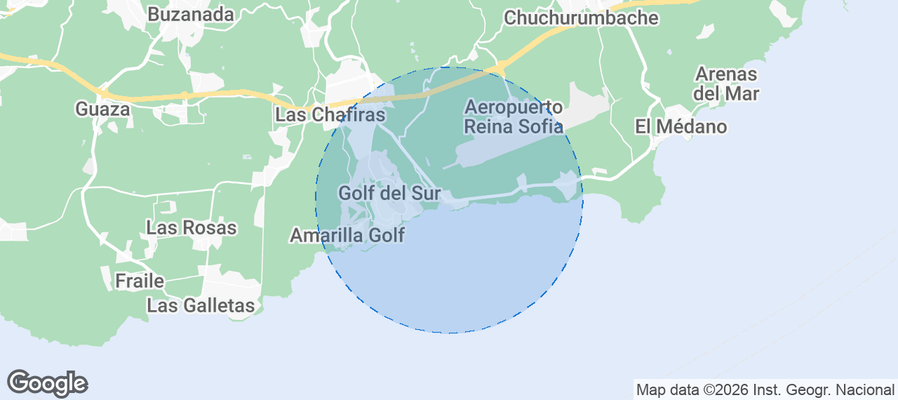 Los Abrigos Airbnb map
